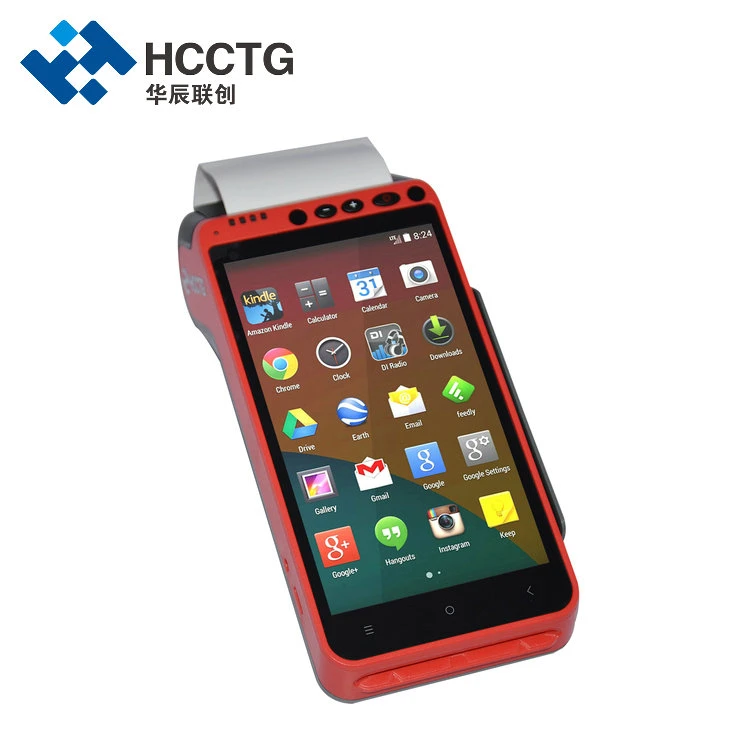 EMV Unique Design Payment Terminal Portable Android Mobile POS Debit Card Swipe Machine Hcc-Z100