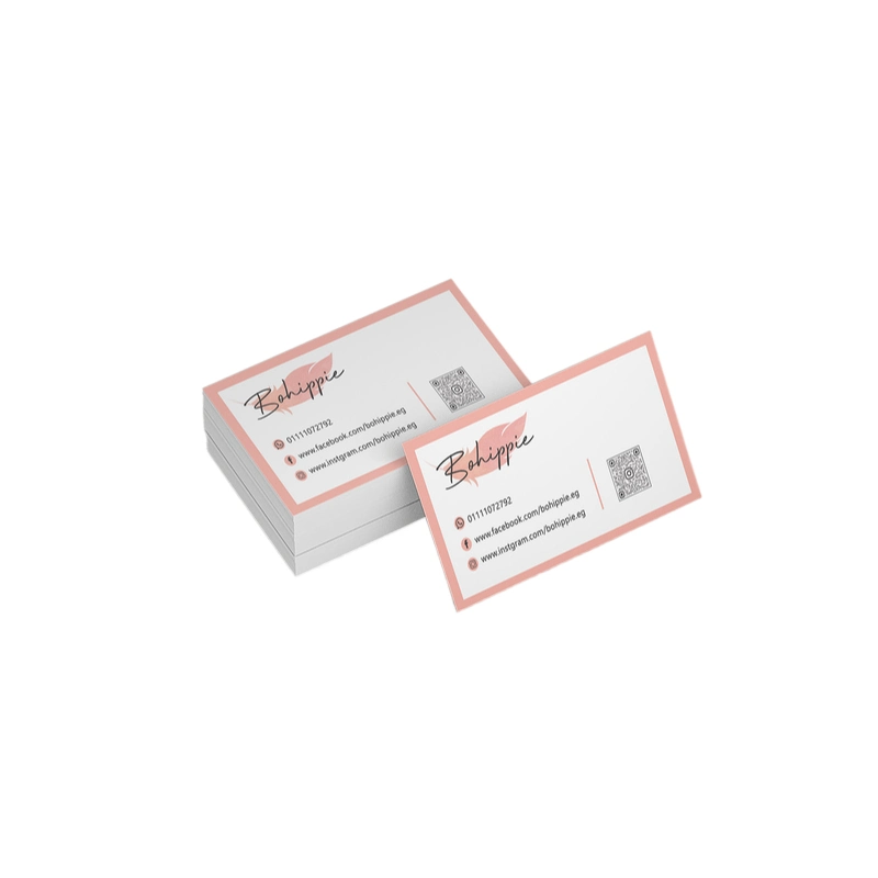 Customized Printed Pink Card Business Cards Name Card