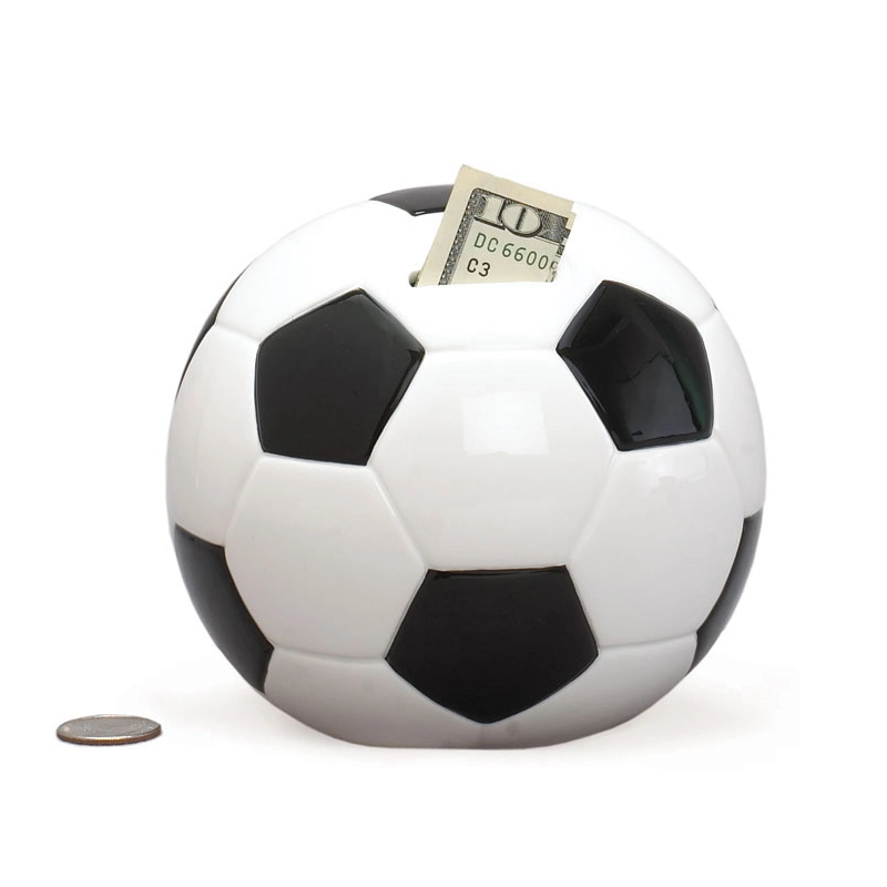 Round Football Money Coin Bank