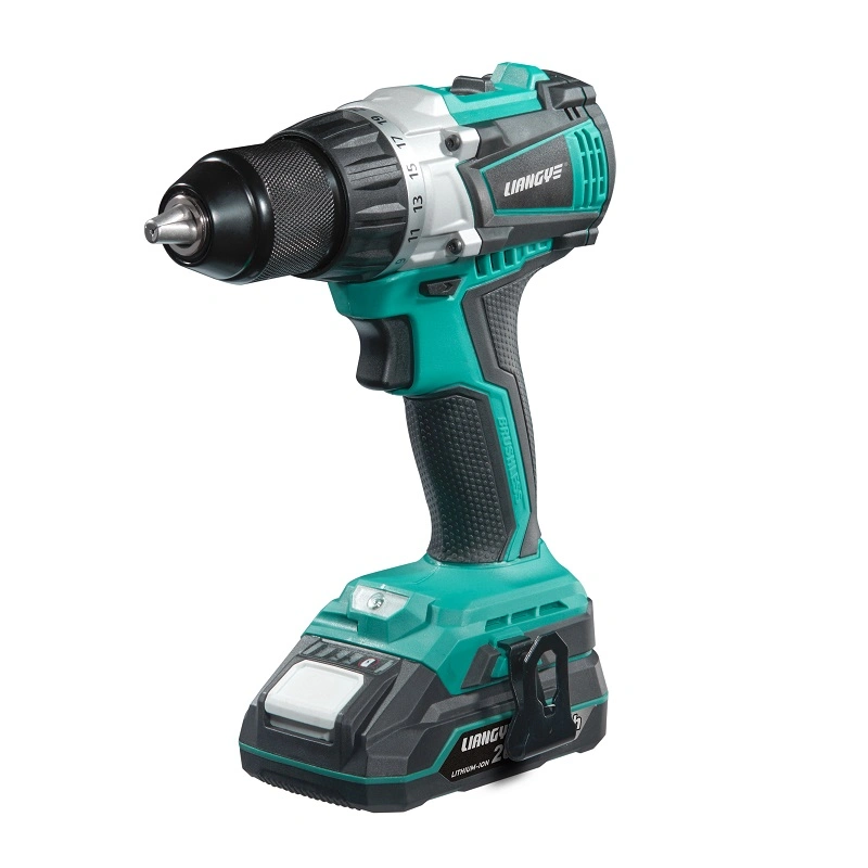 Liangye Cordless Electric Power Tools 18V Rechargeable Battery Operated Brushless Screwdriver