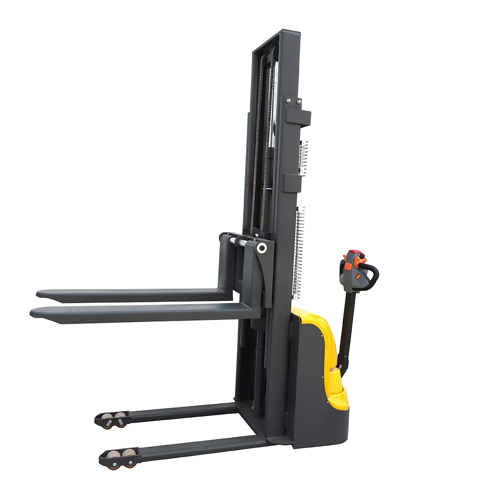 Walking Electric Hydraulic Forklift Jack Truck Powered Pallet Stacker