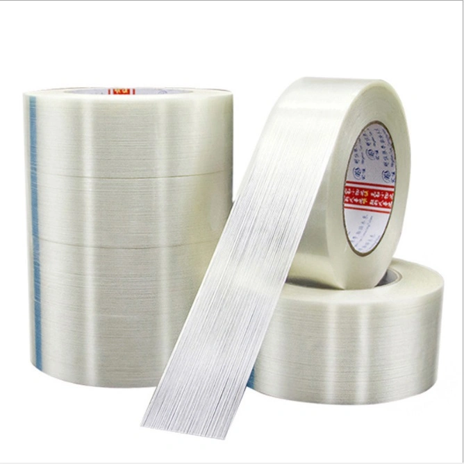 Cheap Price Free Sample Self Adhesive Glassfiber Mesh Tape Cross Weave Filament Tape for Duct Repair