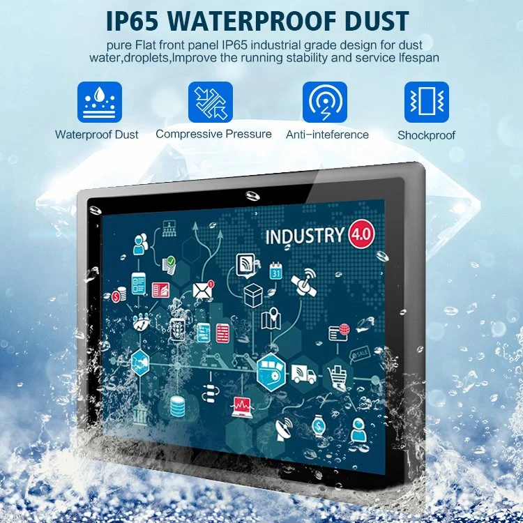 12 15 17 19 21 Inch Mini All in One Computer I3 Mount Windows 10 Waterproof Industrial Rugged Tablet Touch Screen Panel PC