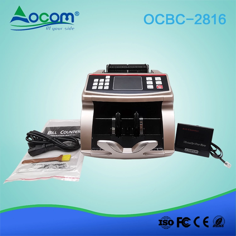 High Quality Multi Currency Golden Cash Counter Cash Register