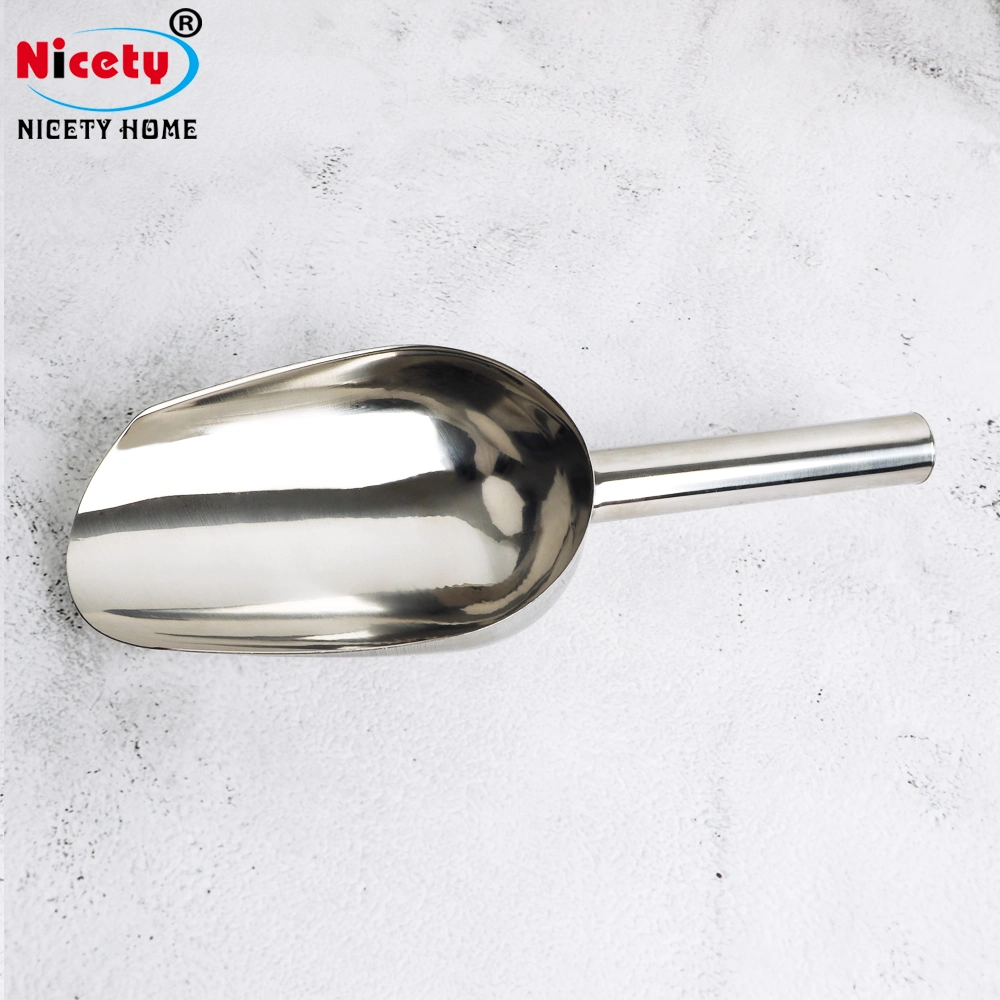 Multi-Functional Food Grade Stainless Steel Scoops 8 9 10 Inch Clean up Products for Cat Poop Metal Pet Shovel