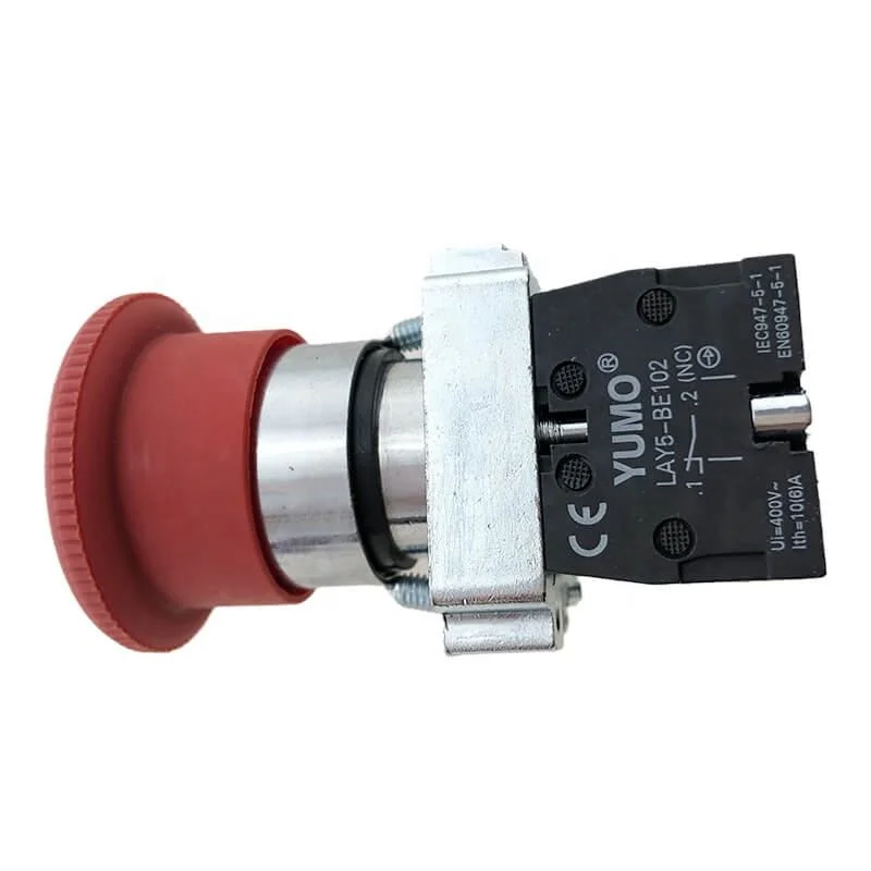 Turn to Release Mushroom Pull and Turn Switch Red Emergency Switch