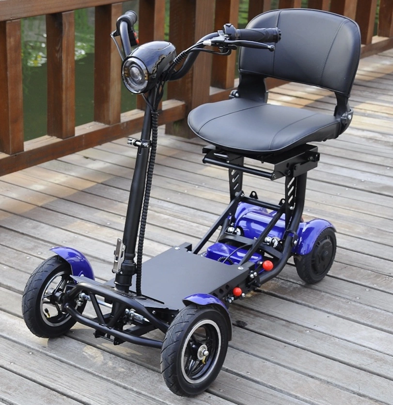 4 roues moteur double mobilité Scooter électrique Pliant Vélo pour adultes