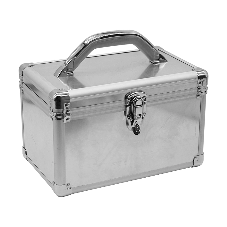 Boîte à outils en aluminium boîte à instruments portable boîte de rangement