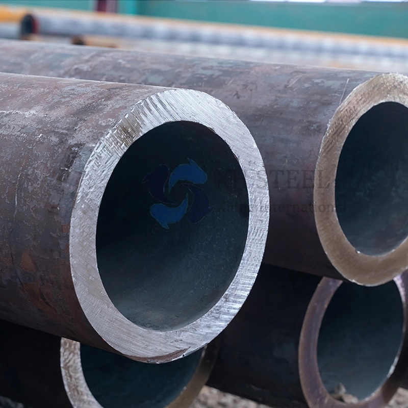 API X42 Gas and Oil Tube Ms Round Low Carbon Pipe Black Iron Used for Petroleum Pipeline Seamless Steel Pipe