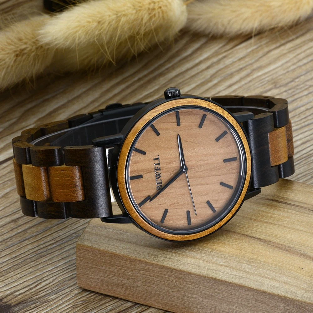 Trending Products 2021 New Arrivals Gold Teak Wood Watch Metal Men Minimalist Watches Wholesale/Suppliers