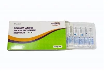 Injeção de 4mg/1ml 10 ampolas Dexametasona fosfato de sódio