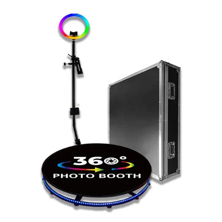 360 Photo Booth 360 Photo Ring Racket 360 درجة تبادل الصور منصة التصوير طاولة التصوير عبر الحدود البضائع