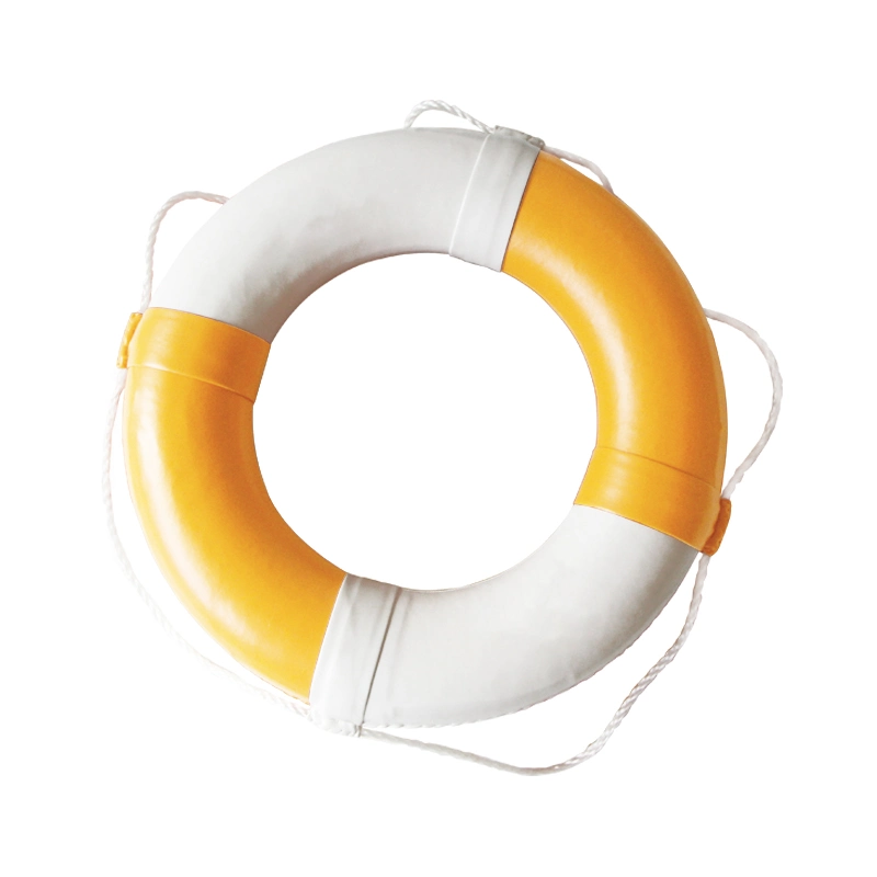 Comfortable Yellow PU Life Buoys Rings Float for Kids Adult Swimming