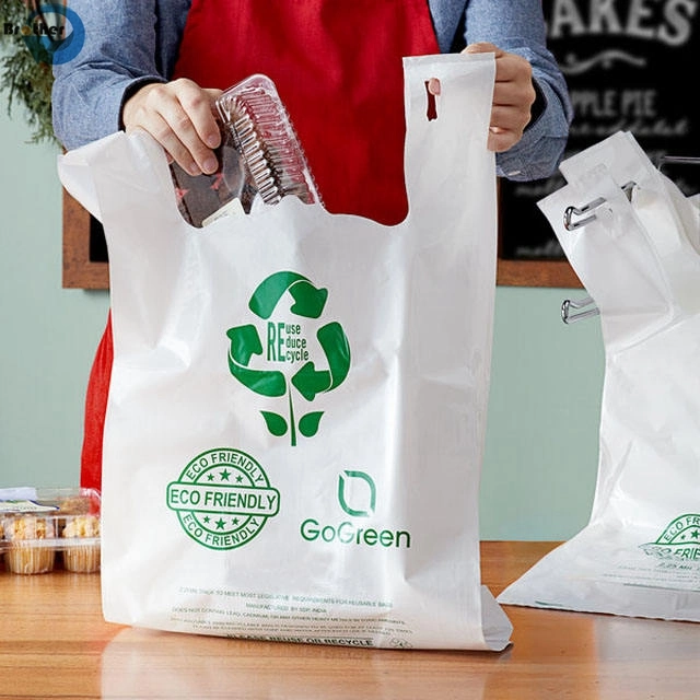 Sacos de lixo 100% biodegradáveis, com certificado BPI, para lixar Pbat PLA