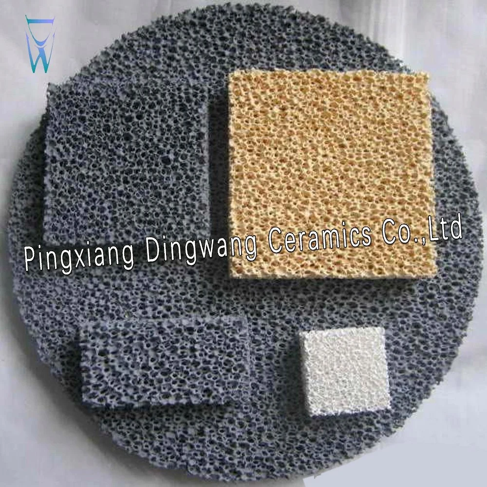 Ceramic Foam Filter Silicon Carbide/Zirconia/Alumina Honeycomb Filter