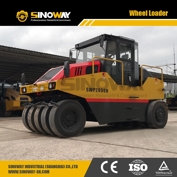 Mini Small Static Wheel Tyre Road Roller Price Heavy 10 Ton 20 Ton 26 Ton Hydraulic Rubber Pneumatic Soil Compactor for Asphalt Pavement Compaction