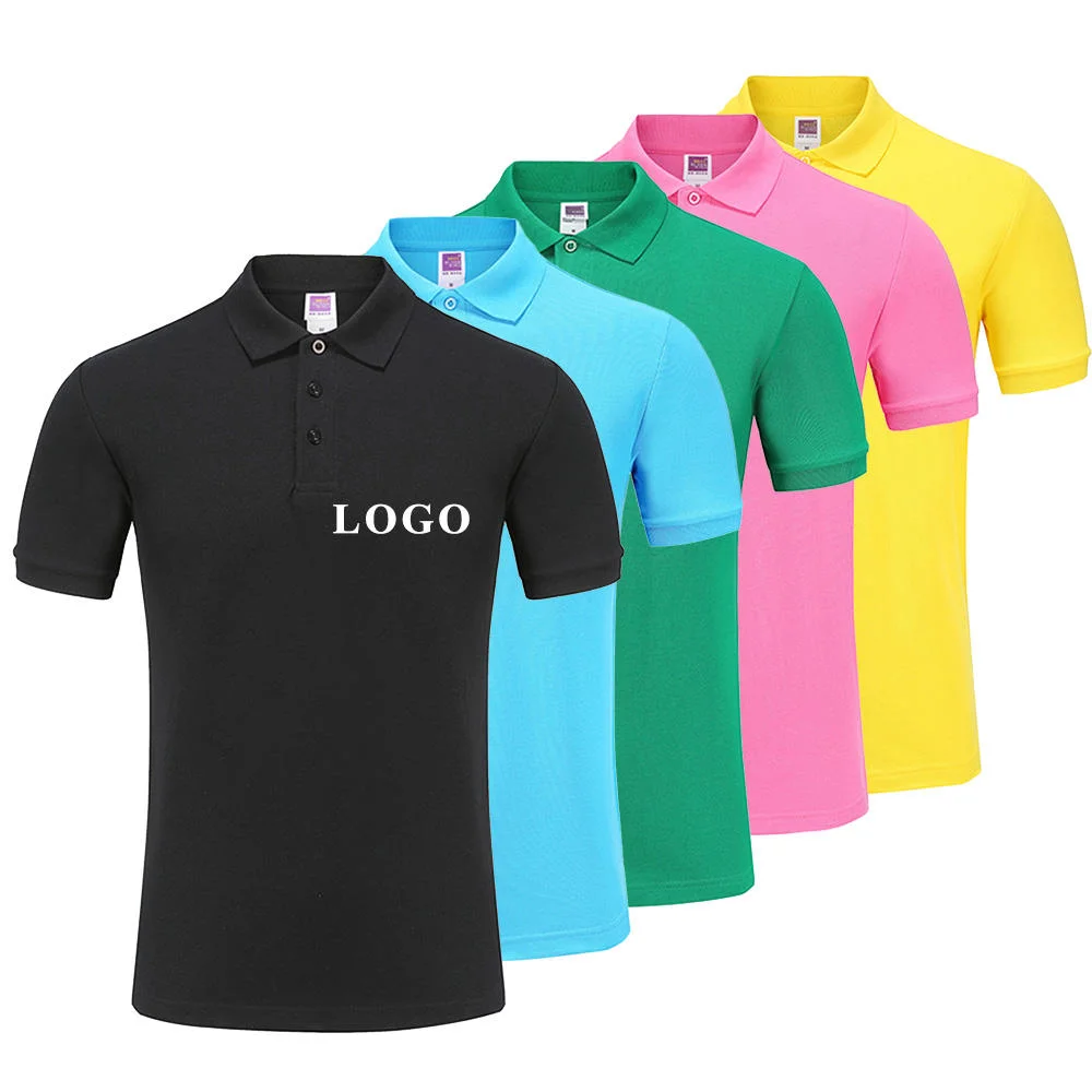 Wholesale/Supplier Broderie Polo Shirts personnalisés, T-shirt Polo en coton 100%, Polo de golf, Polo pour hommes vierge et uni.