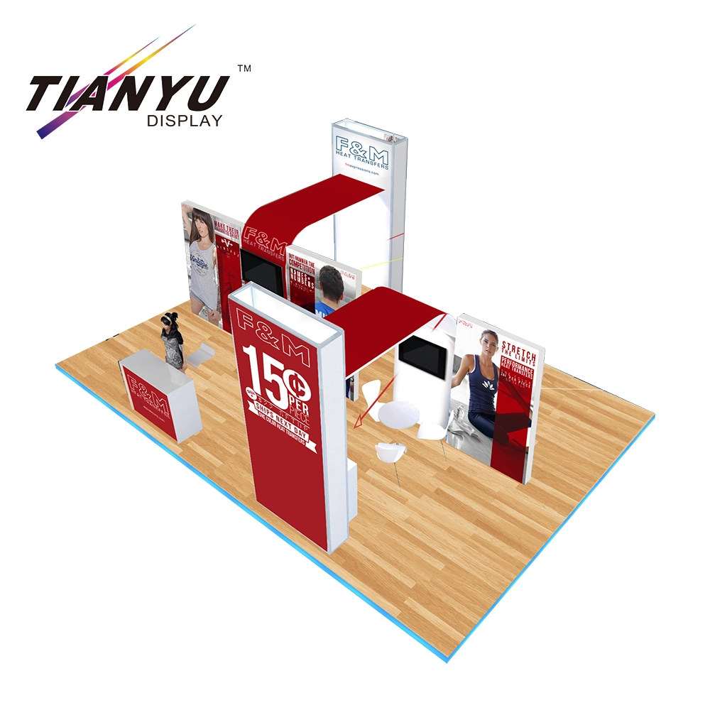 L'aluminium modulaire Reuseble Trade Show Présentoirs Stand d'exposition