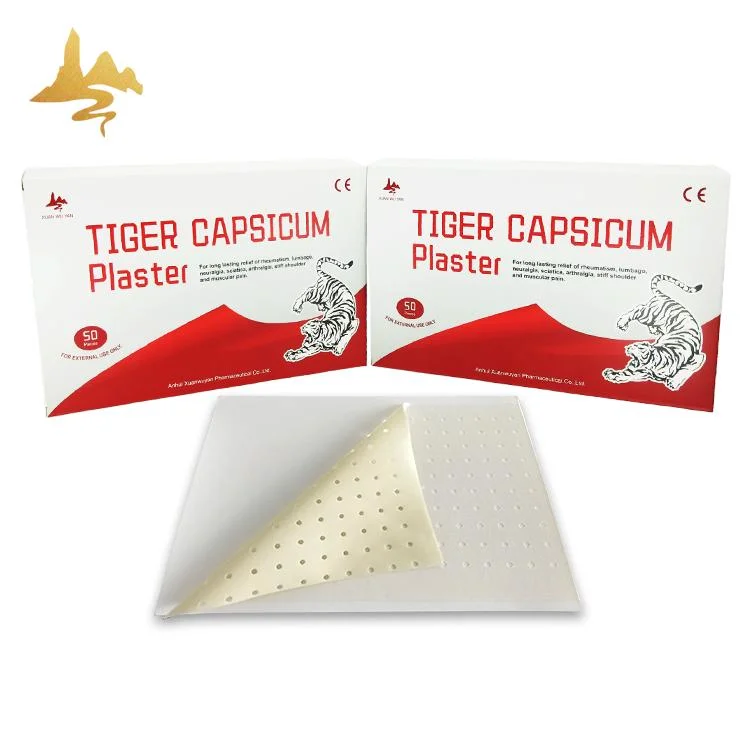 No Side Effects Herbal Capsaicin Tiger Pain Relief Plaster for Rheumatism