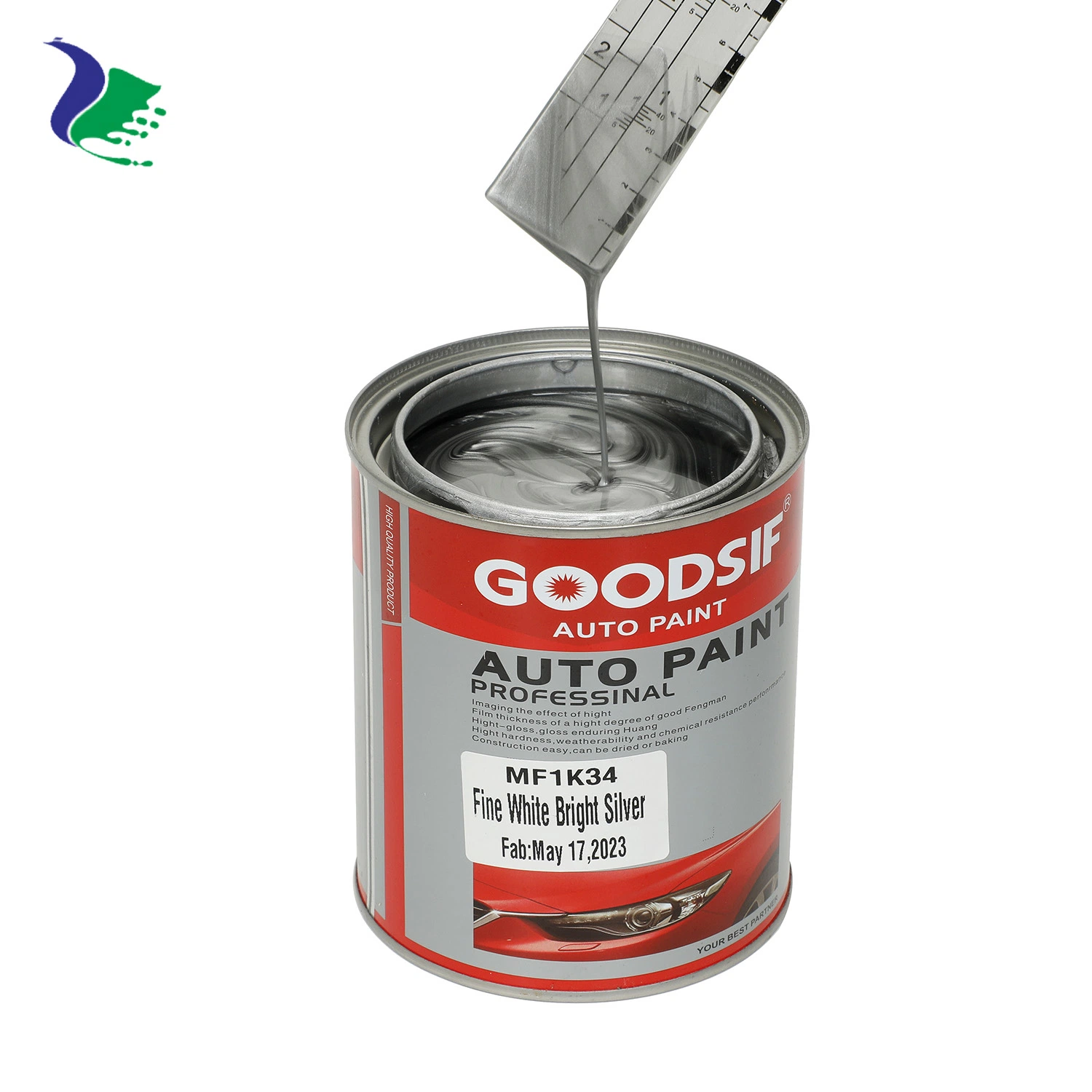 Asia Hot Sale Goodsif Brand Car Paint Acrylic Solvent Clearcoat Kit Auto Body Basecoat 1K Pearl Colour Automotive Refinish Paint