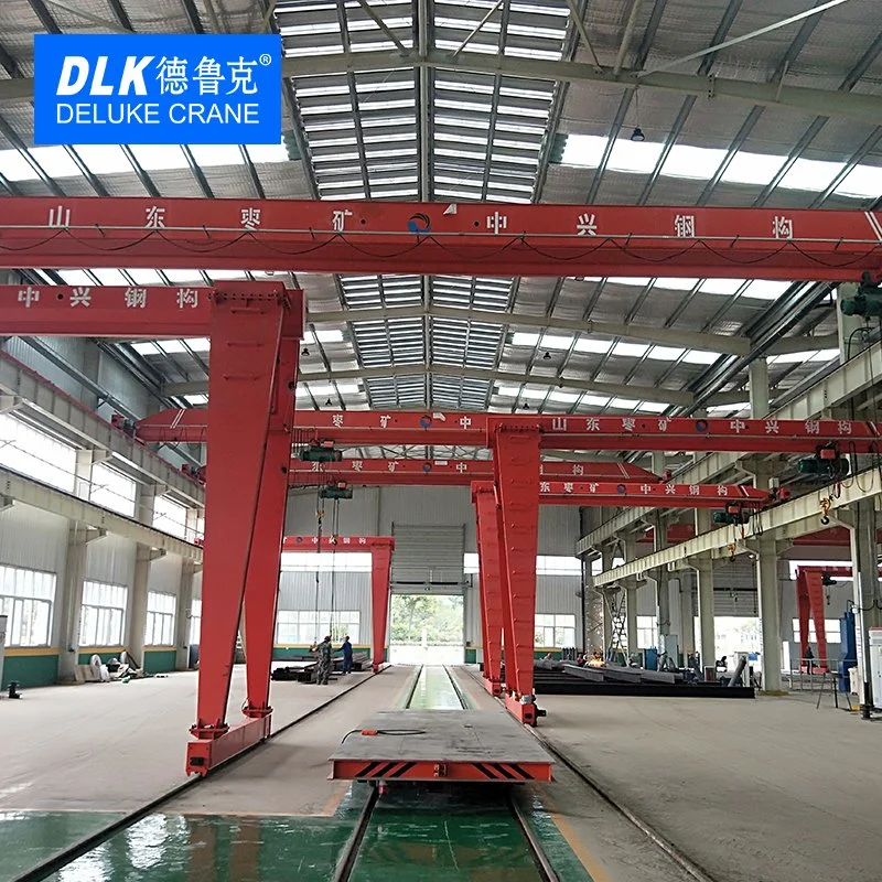 High Quality Bmh Model Single Girder Semi Gantry Crane with Electric 16 Ton Light Weight