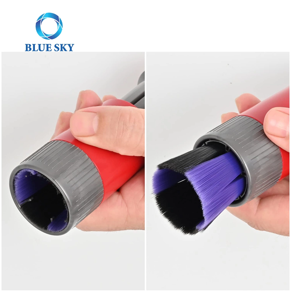 Dust Removal Soft Bristle Traceless Brush Part Compatible with Dysons V7 V8 V10 V11 V15 Vacuum Cleaner Attachment
