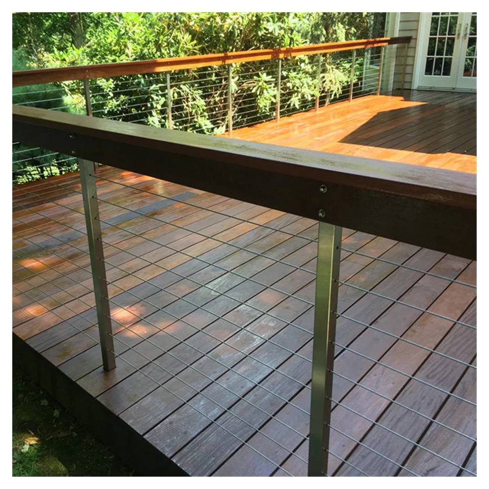 Stainless Steel 304/316 Grade Outdoor Durable Cable Wire Railing System