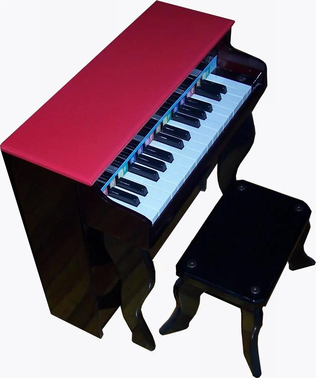 30 Key Upright Piano with Piano Bench Made in MDF Wood