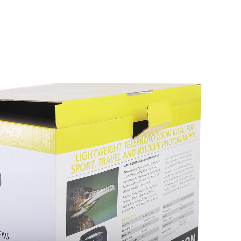 Full Printing Paper Packaging Box for Camera