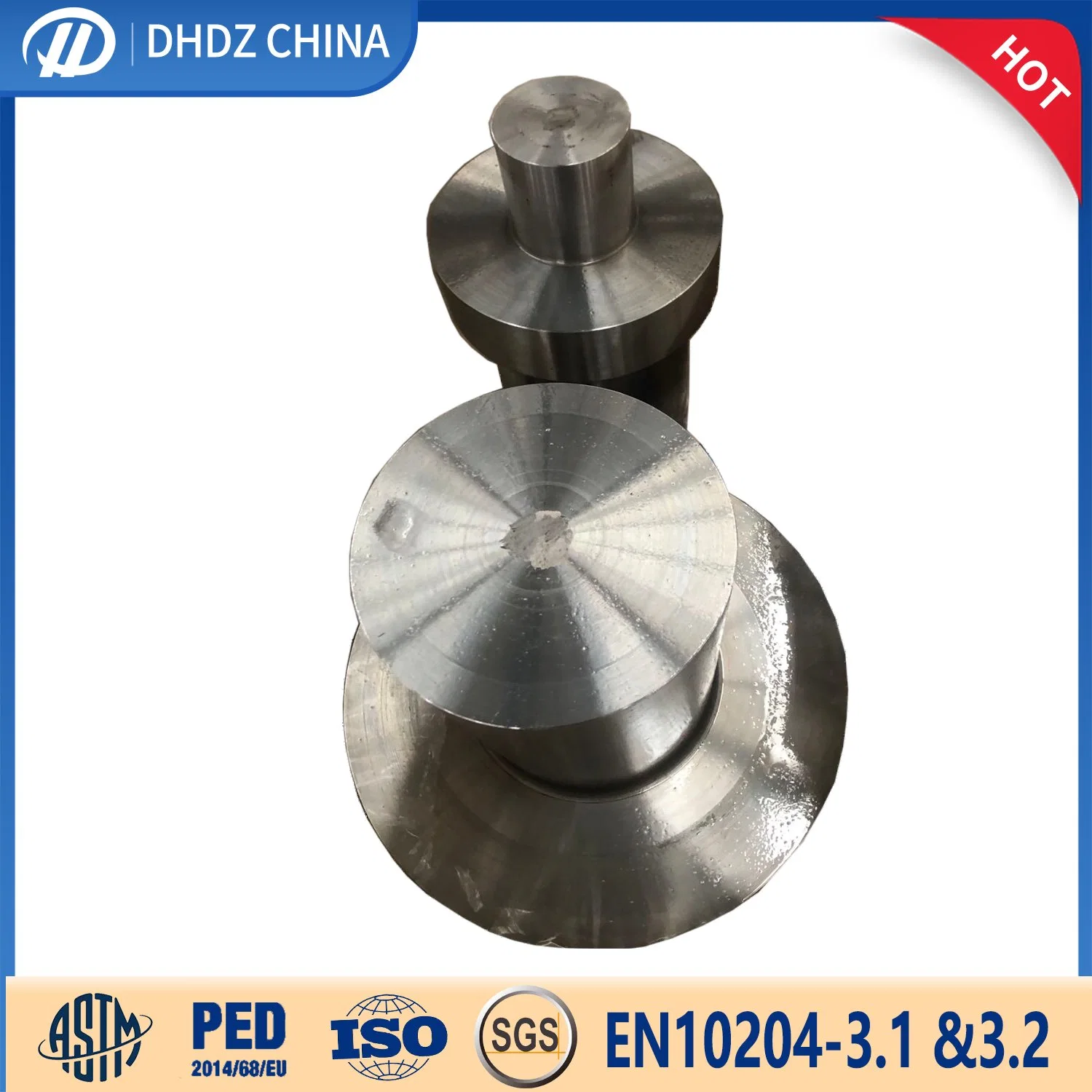 Special Steel Disc Forging Alloy Steel Cylinder Forging Customized Forged Parts