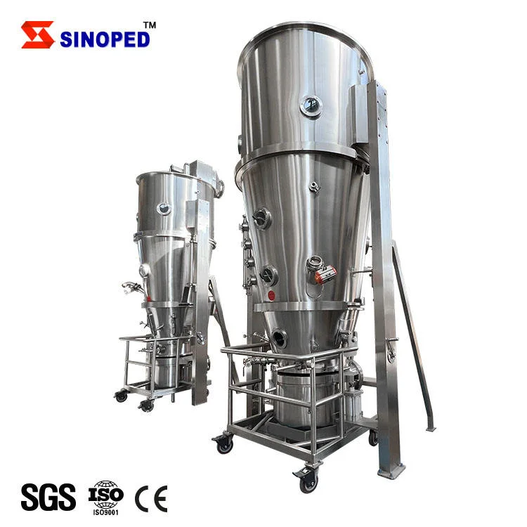 Lab Mini Fluid Bed Drying Granulator Dryer Price for Drying Granulating and Coating in Pharmaceutical