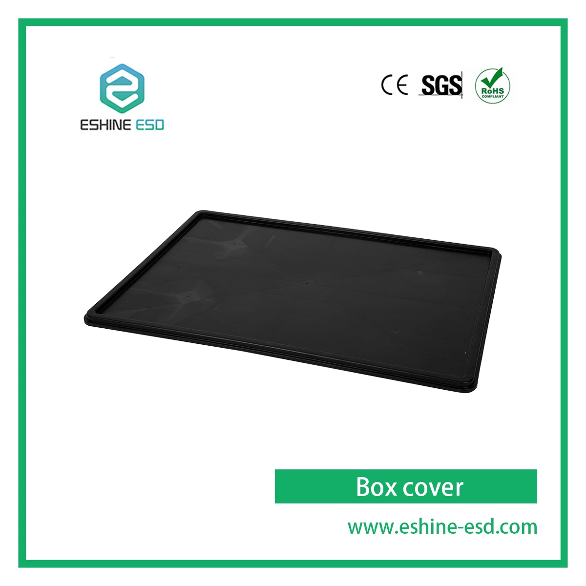 ESD Circulation Black Box with Divier Box Anti-Static Box