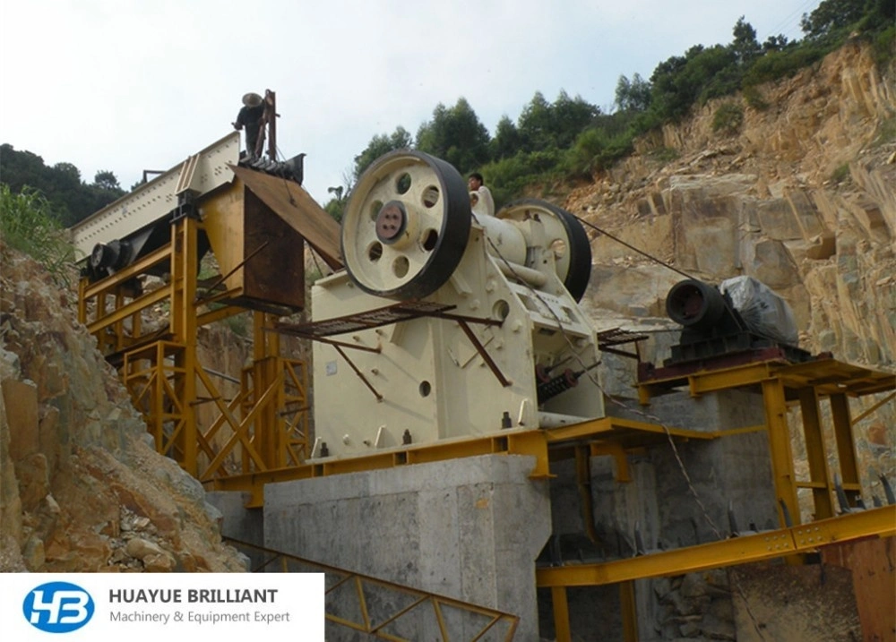 Bewegliche Komplette Steinbrechanlage Steinbrecher Produktionslinie Steinbruch Brecher Lieferant