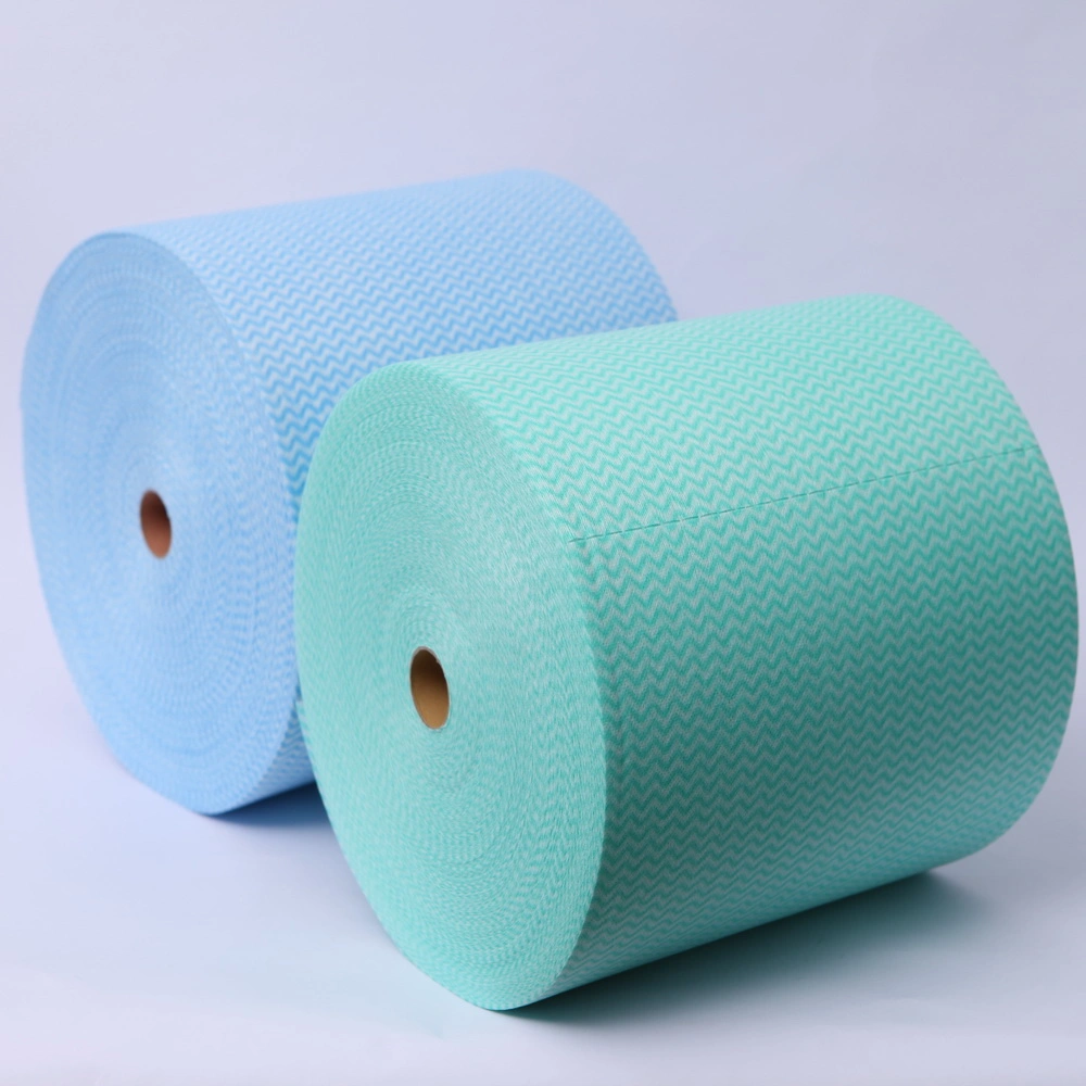 All Purpose Spunlace Nonwoven Industrial Clean Wipes for Cleaning Table and Machine