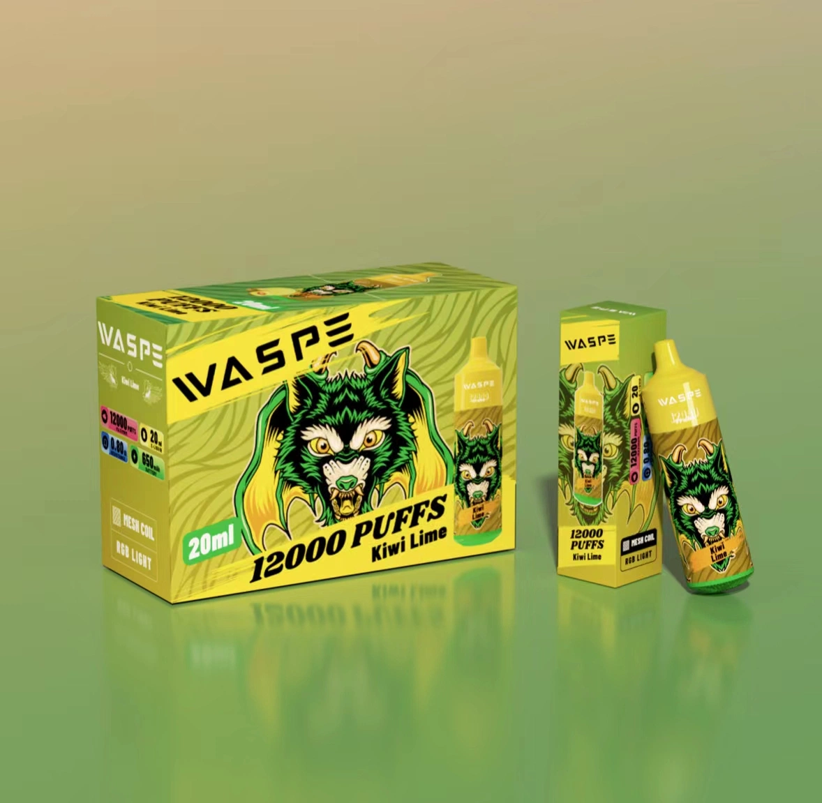 Precio Premium Venta al por mayor VAPE desechable Waspe 12000puffs Popular en Reino Unido