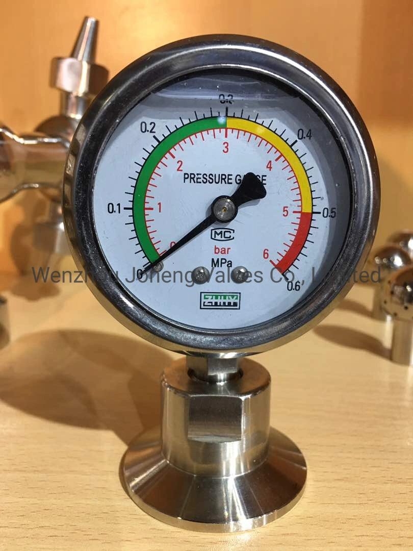 Stainless Steel Sanitary Male Connection Diaphragm Pressure Gauge