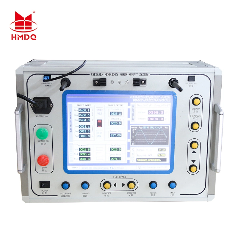 Variable Frequency Series Resonant Test Device with Partial Discharge