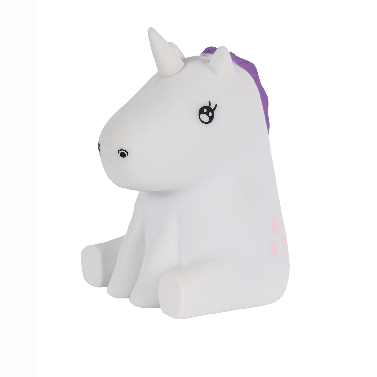 Hot Sales 20lm RGB Color LED silicona Night Light Unicornio Iluminación