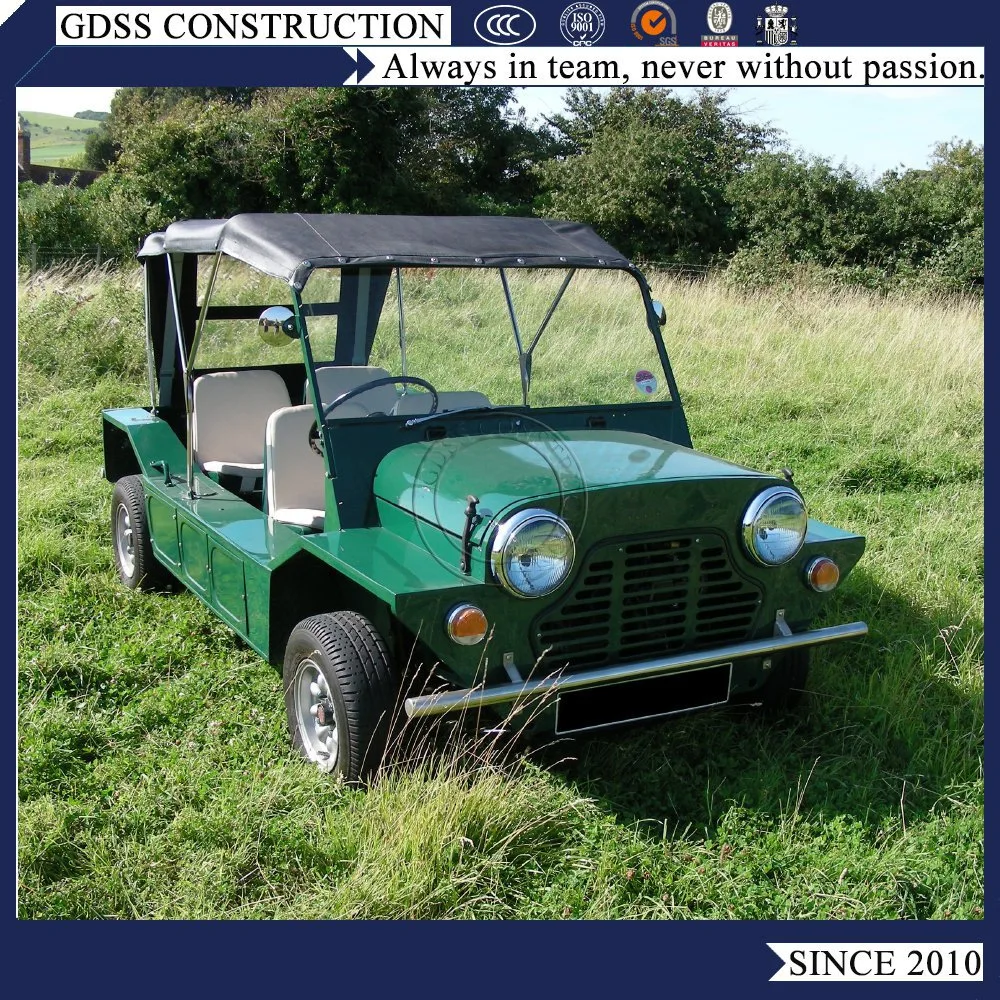 Gold Cart Gasoline Car Mini Jeep Moke