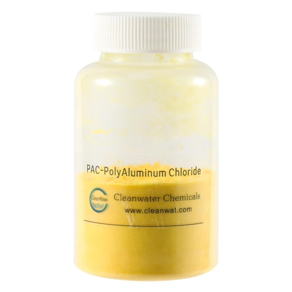 Желтый Polyaluminum хлористого кальция порошок высокой чистоты