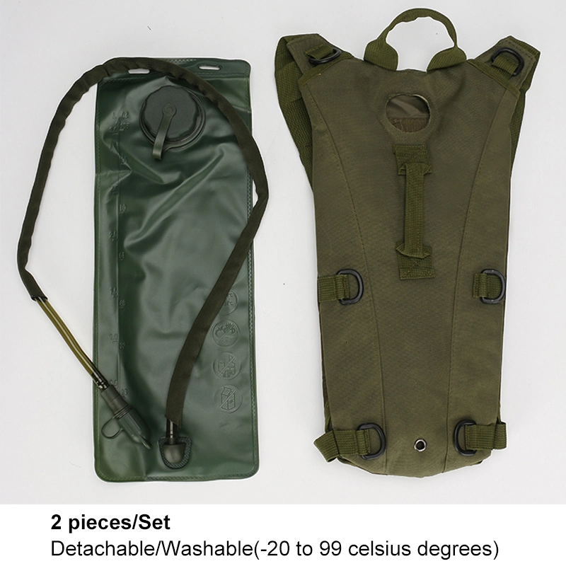 3L mochilas de hidratación militar táctica para campamentos al aire libre Bolsas de agua para caminatas Paquete