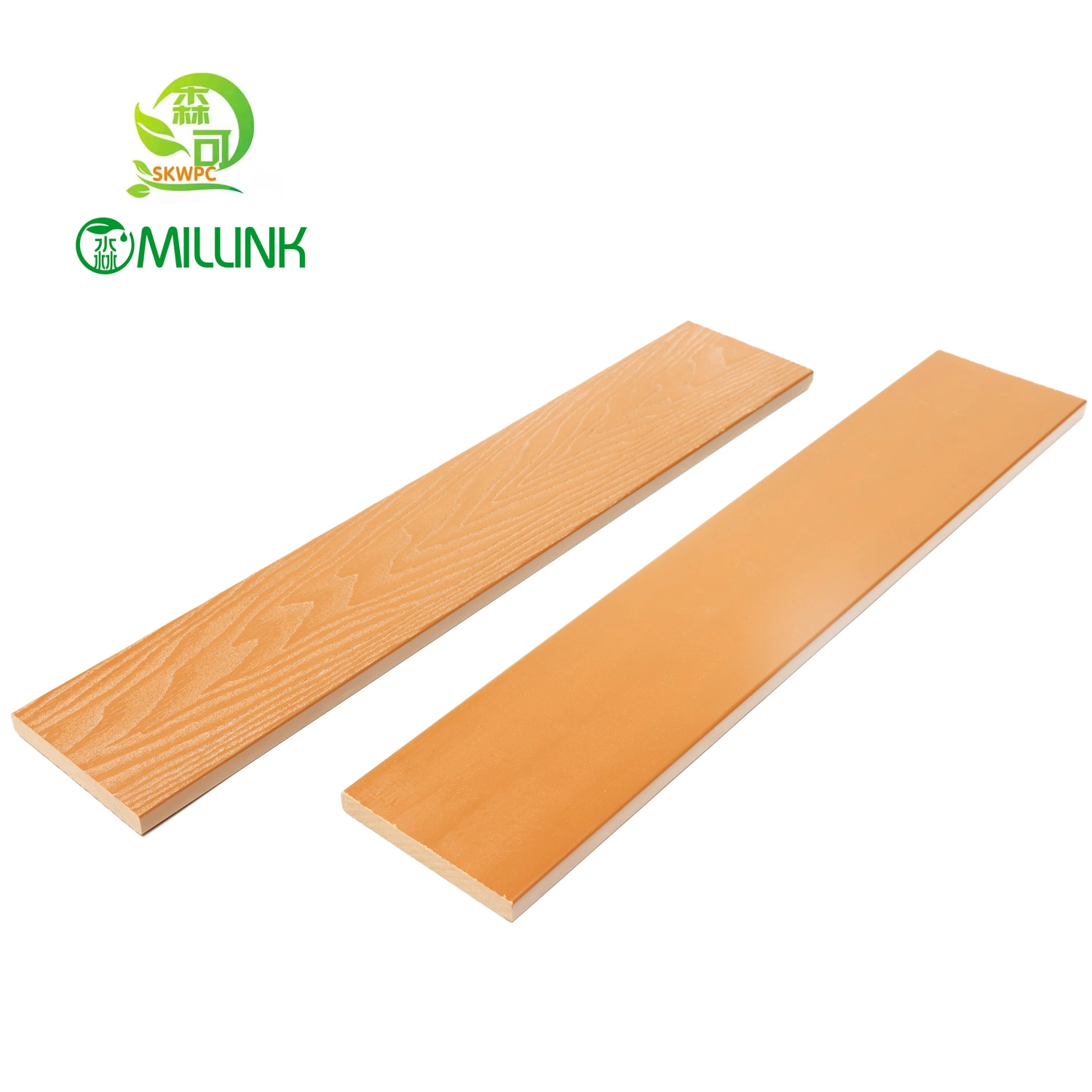 Anti-UV Solid WPC Wood Plastic Decking Boards for Garden Balcony Terrace Plate