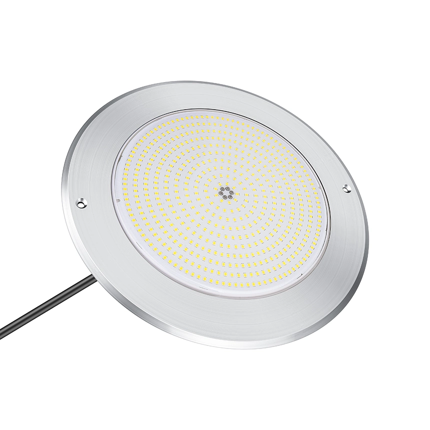 Xyh Impermeable IP68 nuevo diseño de un conjunto de 18 teclas de control remoto de Acero Inoxidable 18W Piscina RGB LED Luz subacuática