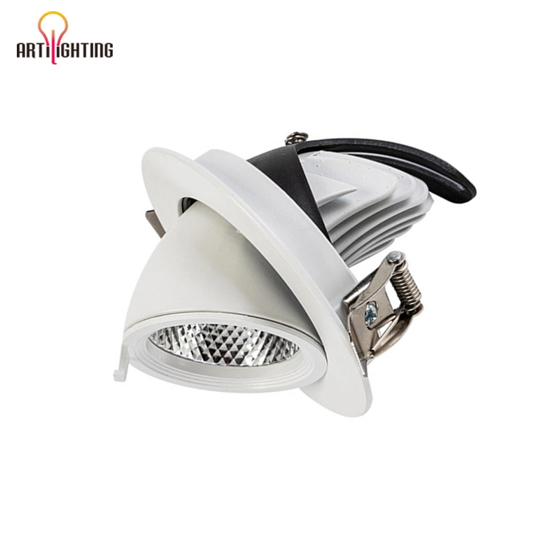 5000K 25W 35W High Power LED Spot Light with White Aluminum Housing Adjustable