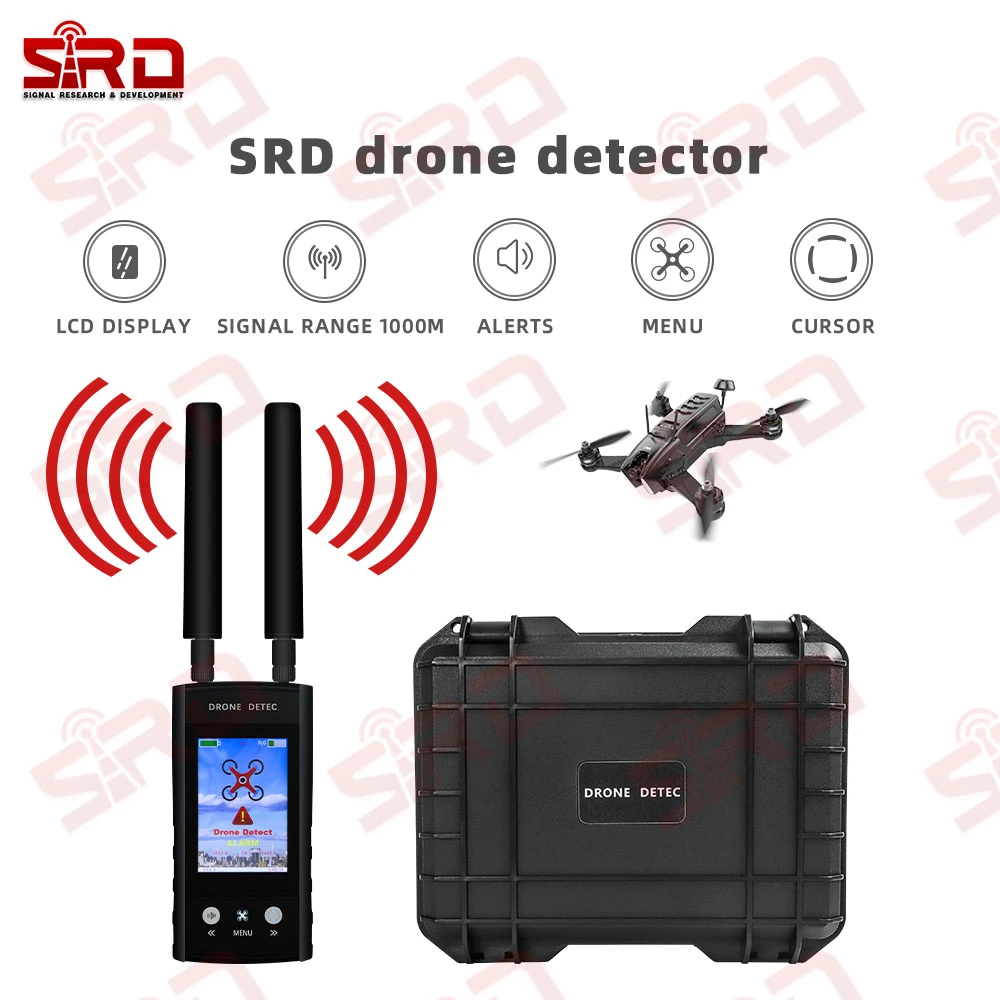 Srd-Uav-H3 Portable Omni Directional Drone Detection 0.8km-1km Uav Dectection Detector