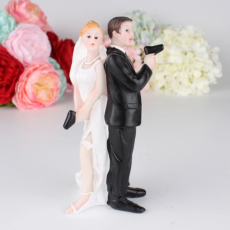 Braut Bräutigam Harz Hochzeitstorte Topper Paar Figur