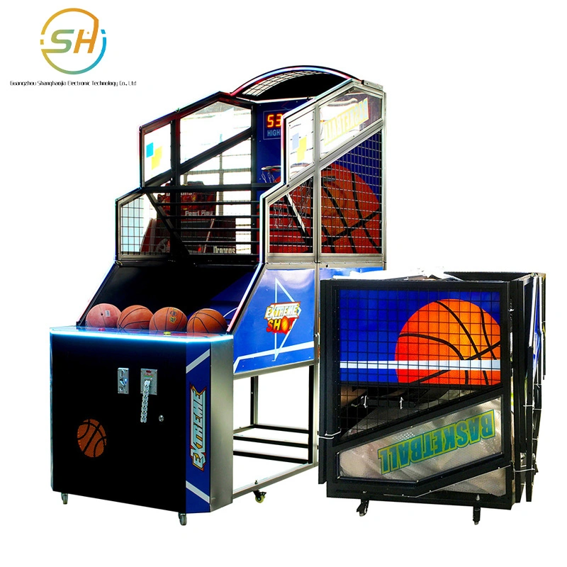 Баскетбольный мяч Game City Slam Dunk Master Basketball Machine Folding Large Детская игровая машина, управляемая монета