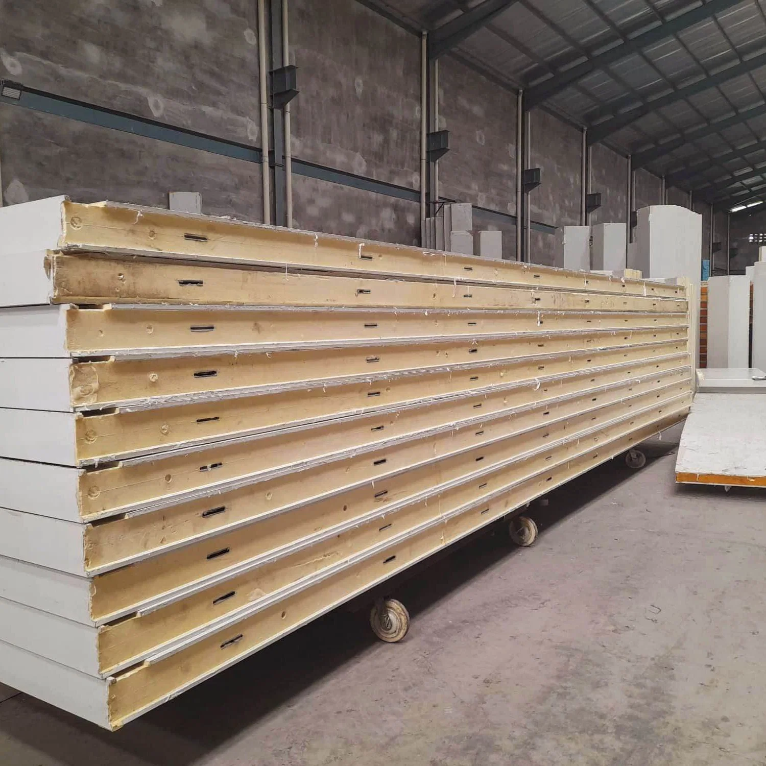 Fire Proof and Sound Rock Wool Sandwich Wall and Roof Panel Glass Sandwich Panel