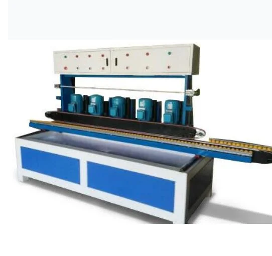 Live Stream Verification Machine Horizontal 5 Head Straight Line Single Side Glass Edging Machine/Glass Edge Polishing Machine