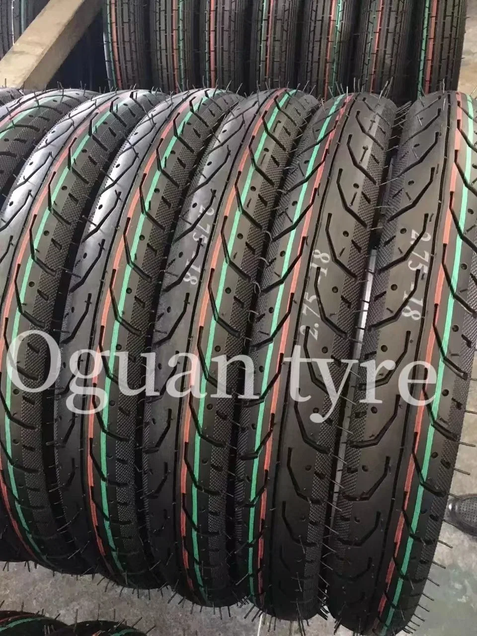 Road Pattern Motorcycle Tyres 17lnch 16lnch Tires Passenger Motor Tyre Belted Bias Tire Cross Country Pattern Customized 275-18